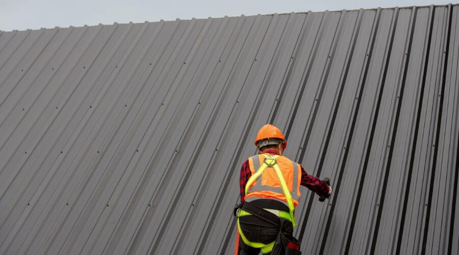 Professional metal roof installation services in Junction City, WI